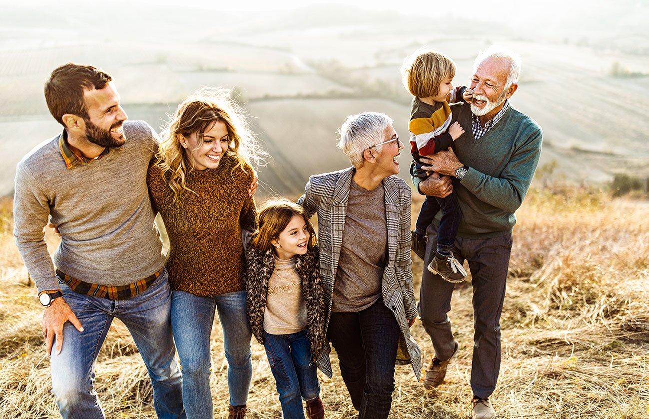 Succession Wealth case study preview image - family on a walk