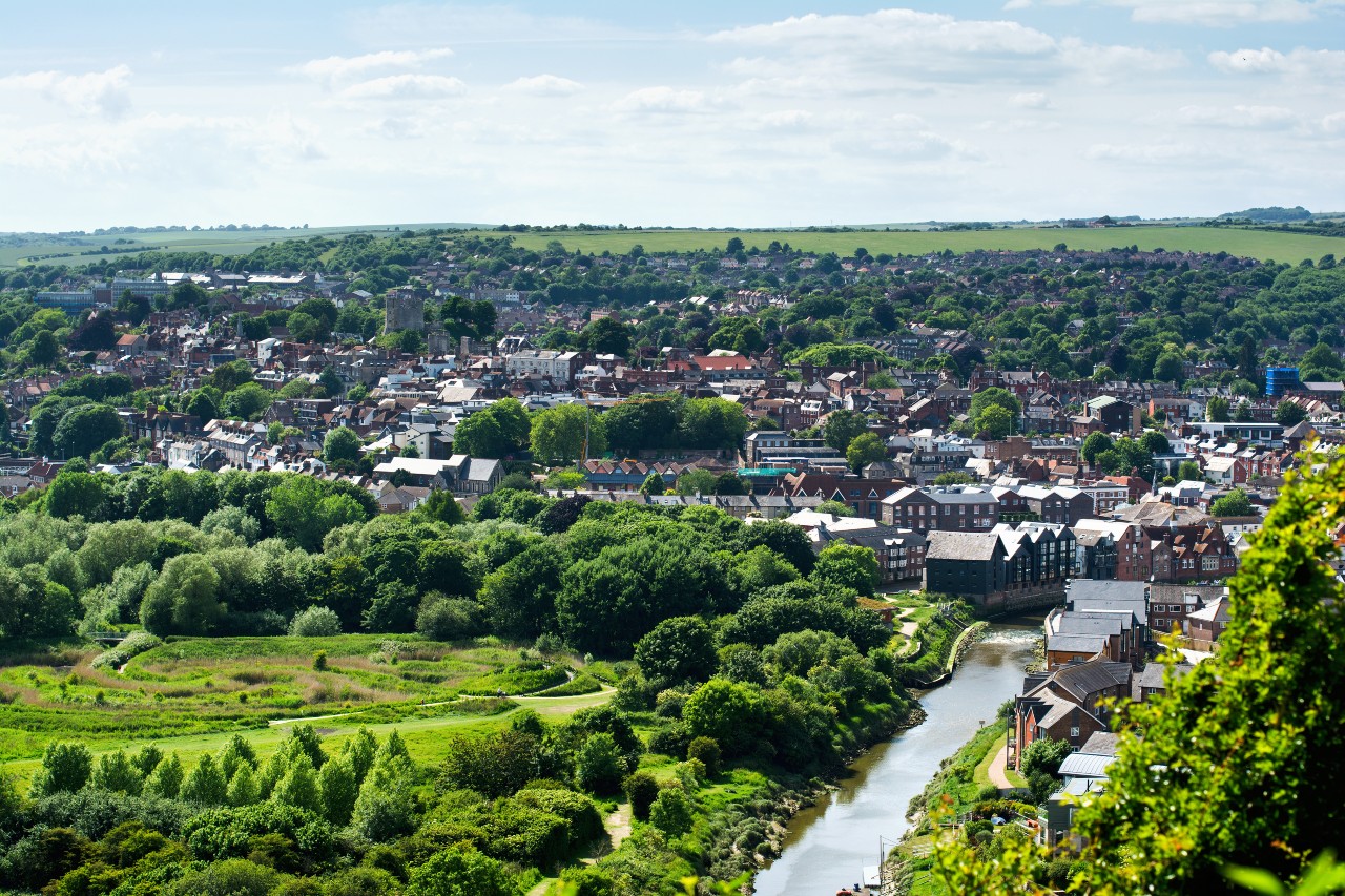 Together Housing Group case study preview image - aerial country town photo