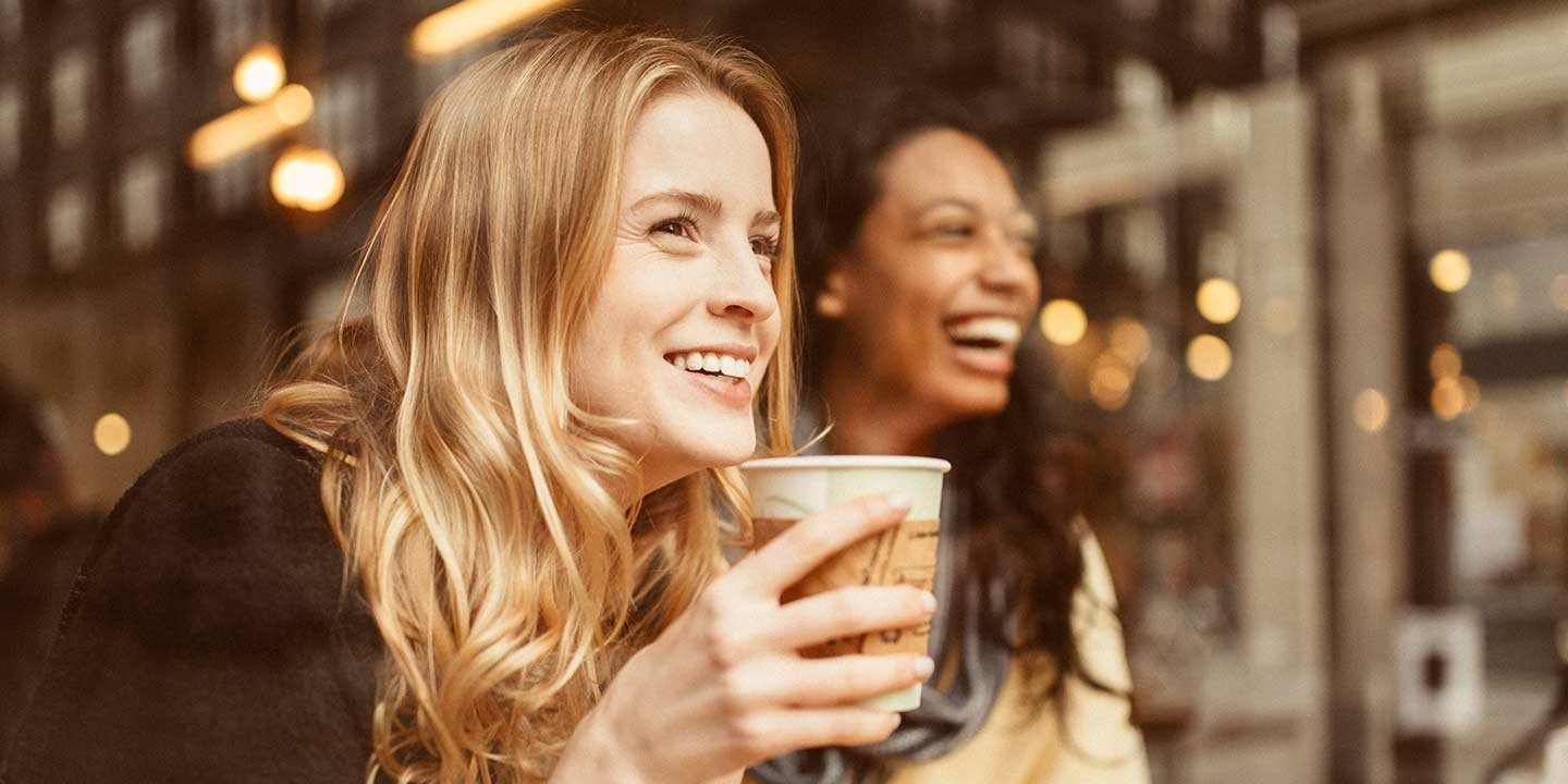 Treatt case study preview image - women drinking coffee