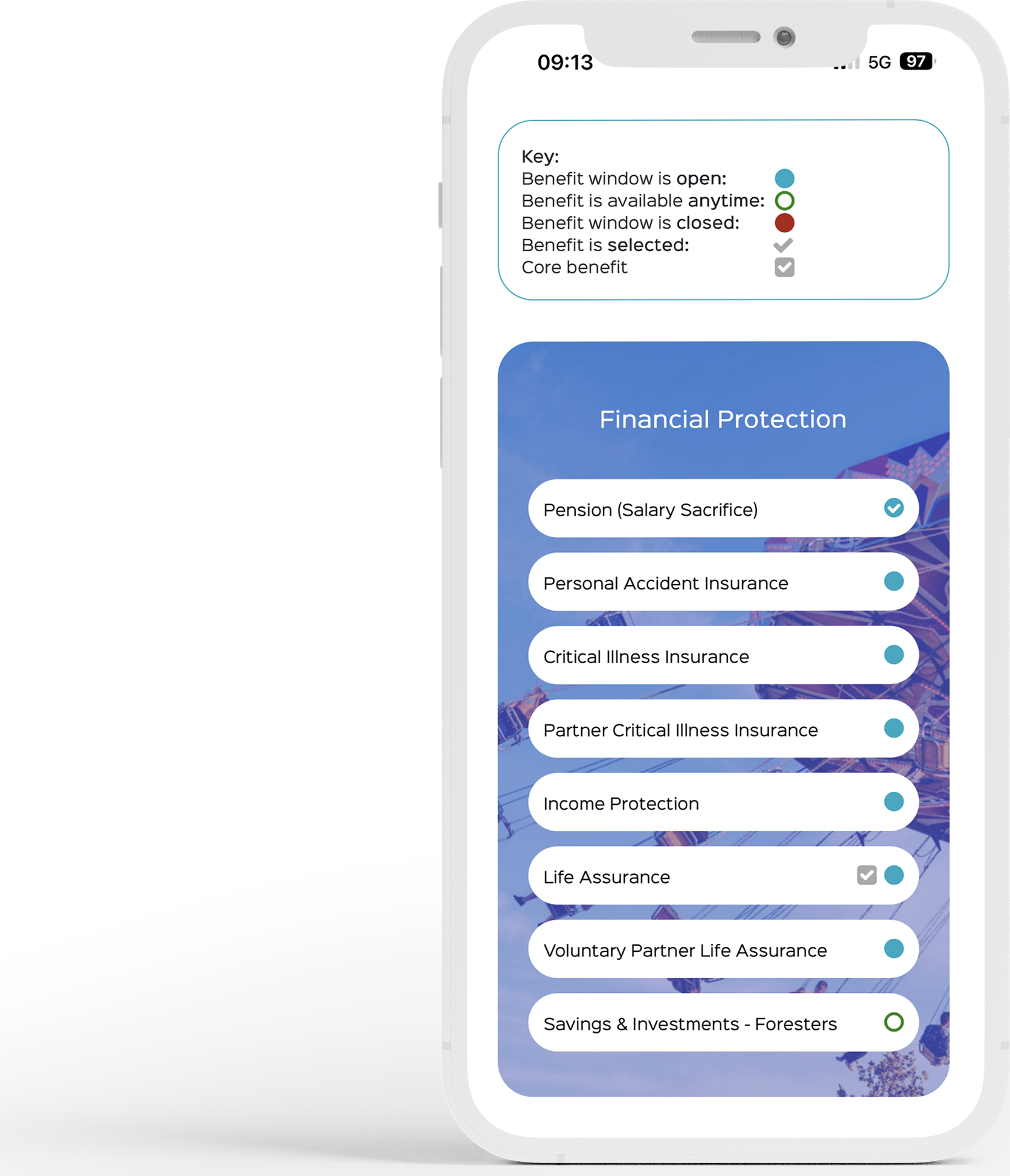 FlexGenius financial benefits mobile